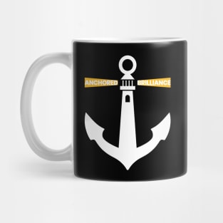 Anchored Brilliance - Inspiring Design with a Touch of Gold Mug